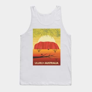 Uluru – Australia Travel Poster Tank Top